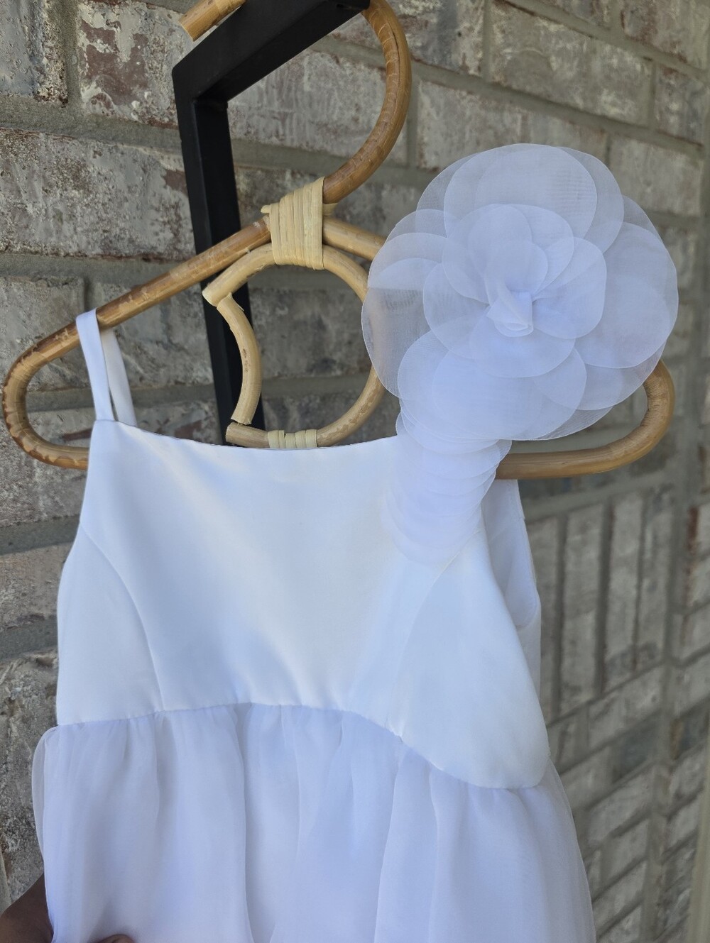 David's Bridal Flower Girl Dress In Size 4 - Picture 3 of 9